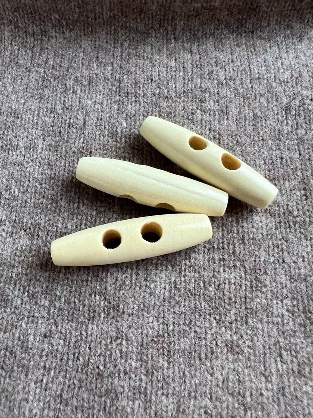 Пуговицы бочонки большие деревянные 50мм