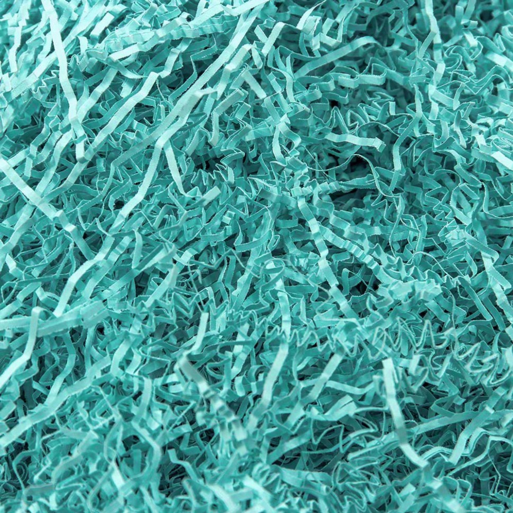 Наполнитель Бумажный 200г Гофрированный (Голубой)