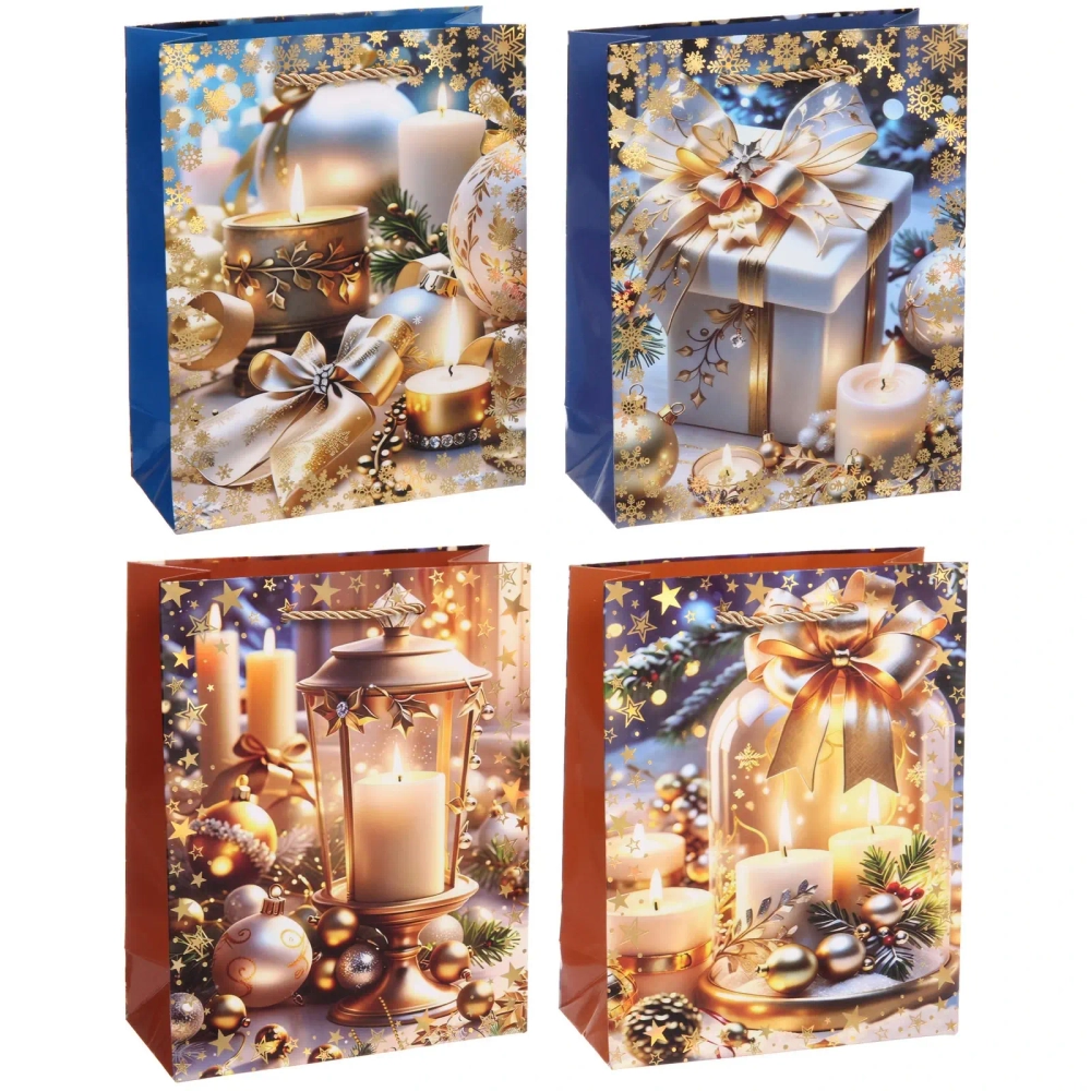 Пакет подарочный «Волшебный очаг» 18*23*8 см, микс