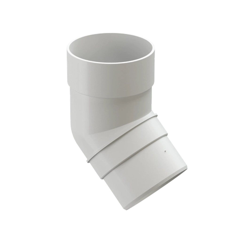 Колено 45˚ для водосточной трубы Premium, Пломбир Döcke (Деке)