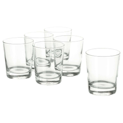 IKEA GODIS  (ИКЕА ГОДИС)  -  Стакан, прозрачное стекло, 23 кл
