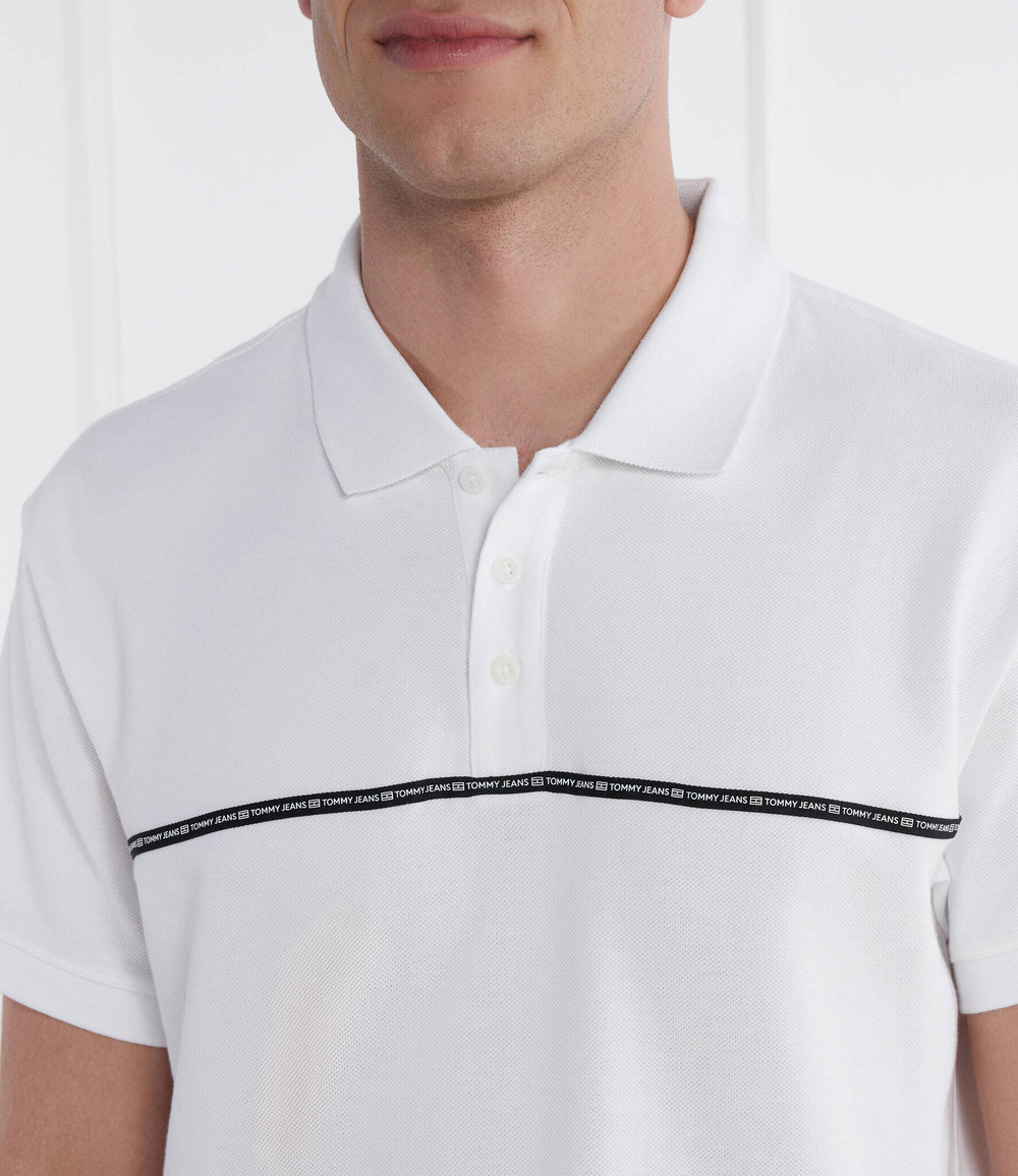 Поло Tommy Jeans - белый(DM0DM18926)