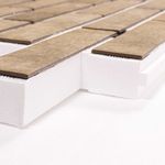 Клинкерная термопанель ППС Beryoza Ceramica Akita Бежевый 1020х455 мм