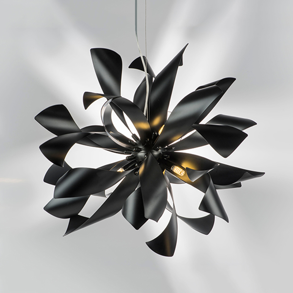 754267 Люстра подв TURBIO 6х6W (led) G9 ЧЕРНЫЙ