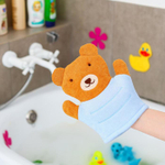 Мочалка-варежка детская «Мишутка» 4694157