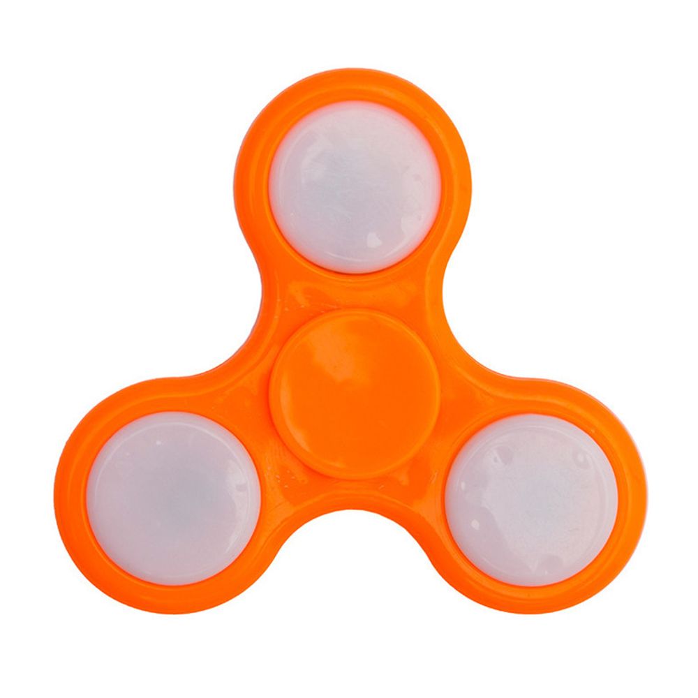 Спиннер светящийся, цвет оранжевый