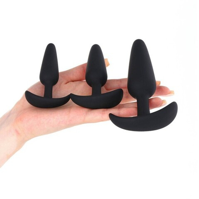 Набор анальных пробок силиконовых,  D = 19;24;31 мм