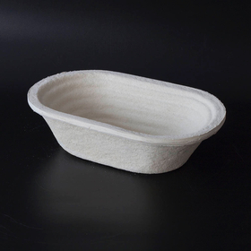 Овальная корзинка из целлюлозы до 750 г с рисунком