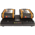 WORX WG581E 40В воздуходувка аккумуляторная (2 x 4 Ач, ЗУ) 62.5 м/с