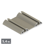 СТАНДАРТ Направляющая нижняя двухполозная (5,40 м) шампань матовая (AL) (AS0504) Aristo