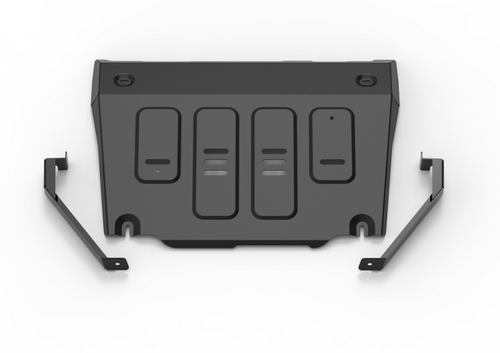 Защита картера АвтоБроня для Changan CS75 Plus АКПП 2023-н.в., штампованная, сталь 1.5 мм, с крепежом, 111.08923.1