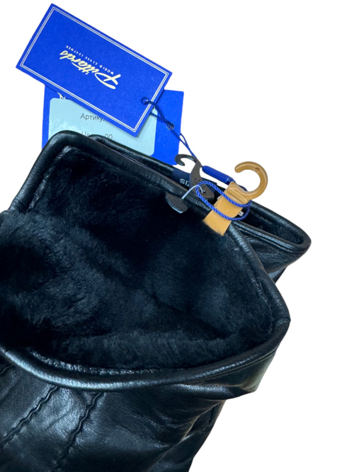 Перчатки. Мужские. Материал верха: Кожаные люкс качества. Подклад: Мутон. 5 шт в упаковке.