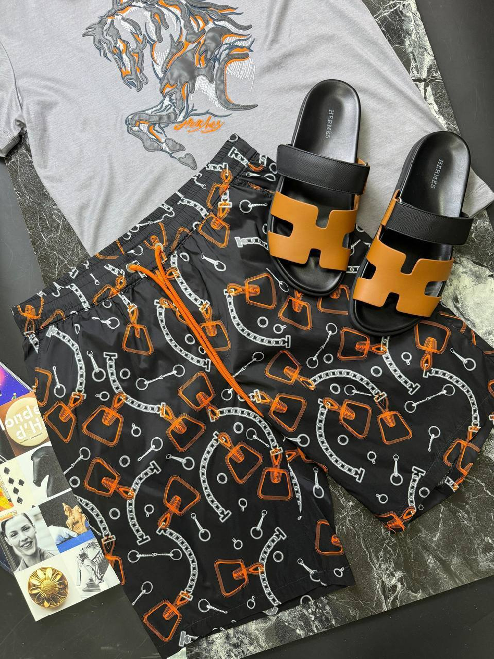 Шлепанцы Hermes, арт. 479720824