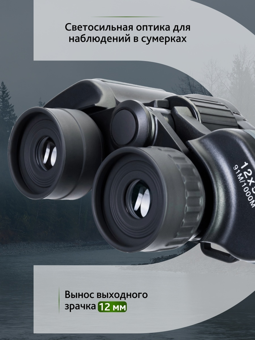 Бинокль Levenhuk Discovery Flint 12x50