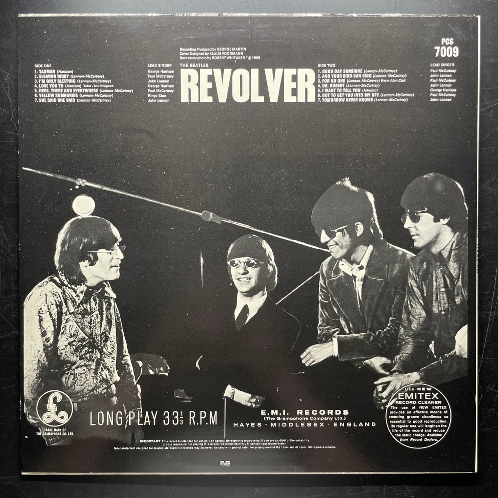 The Beatles ‎– Revolver (Швеция 1976г.)