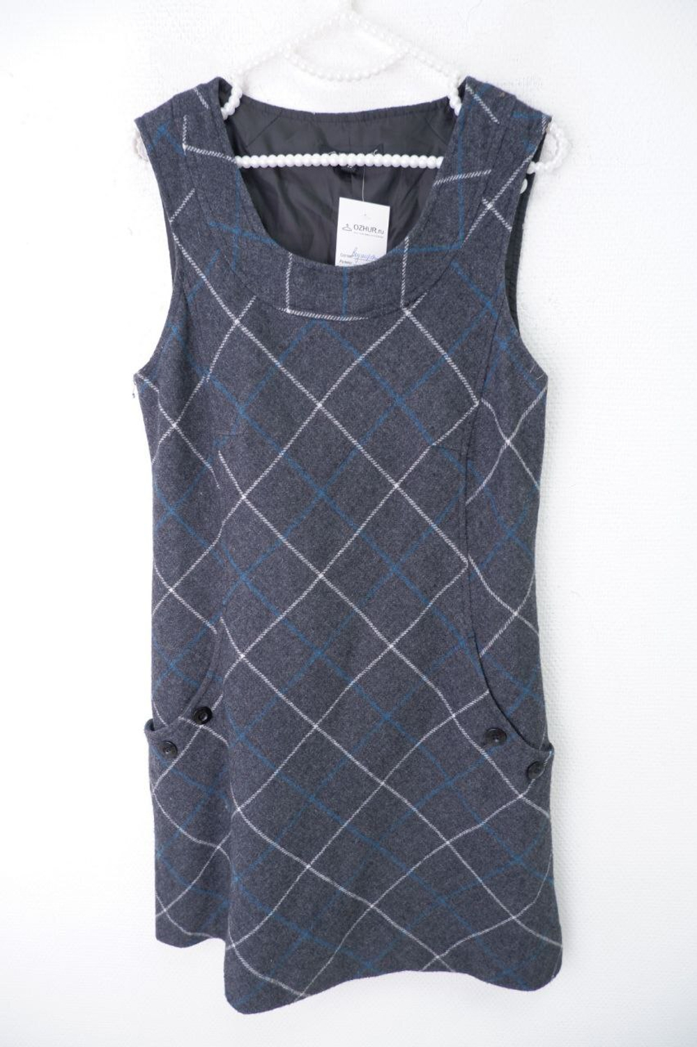 Сарафан Authentic в клетку 42 размер