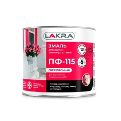 ЛАКРА эмаль ПФ-115, Шоколадно-коричневый, 1 кг