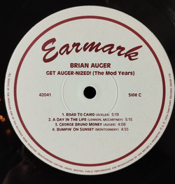 Винтажная виниловая пластинка LP Brian Auger Get Auger-Nized! (The Mod Years) (Italy 2004)
