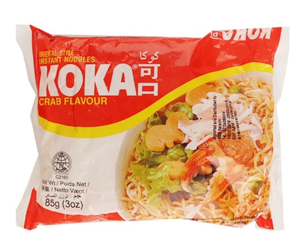 Лапша KOKA Original со вкусом краба 85 г 6 шт