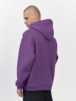 Худи с начесом (темно-фиолетовый)