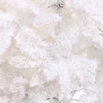 Ёлка «Звон вьюги» 210 см, ПВХ (1154 веток), белый иней, Белый