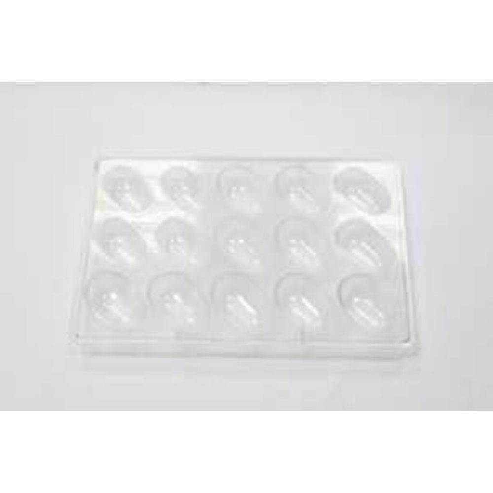 Форма для шоколада "Киндер сюрприз" 15 ячеек 54*33*22 мм, поликарбонат, P.L. Proff Cuisi