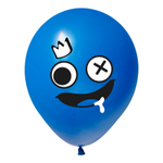 Шар 12" Ассорти Разноцветные монстры ВП 10 шт