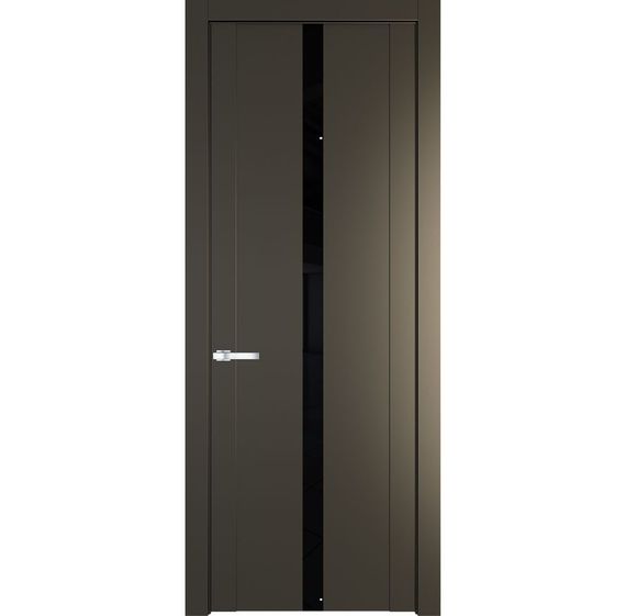 Межкомнатная дверь эмаль Profil Doors 1.8P перламутр бронза остеклённая