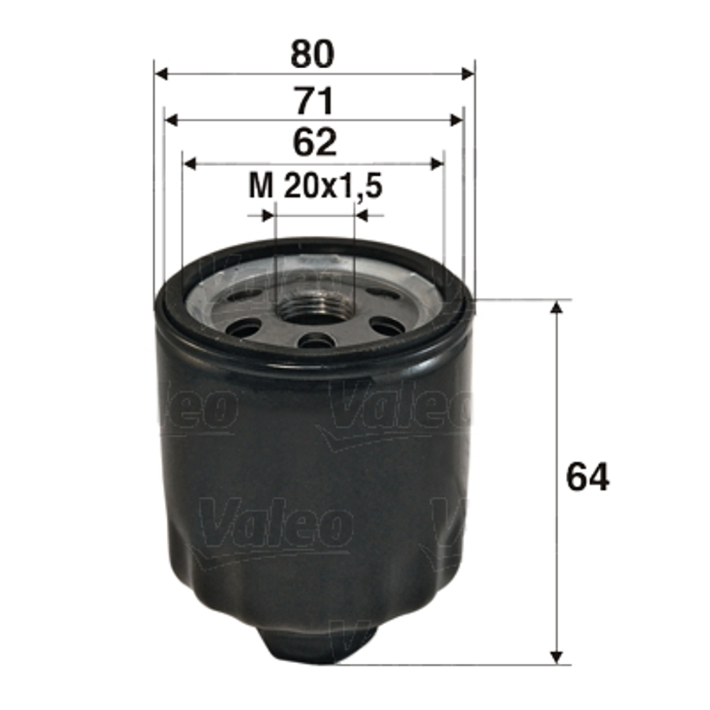 VALEO - 586003-VAL - Oil Filter