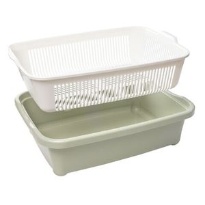 Туалет Gamma для кошек высокий с сеткой "Дюна", оливковый 420*320*125мм