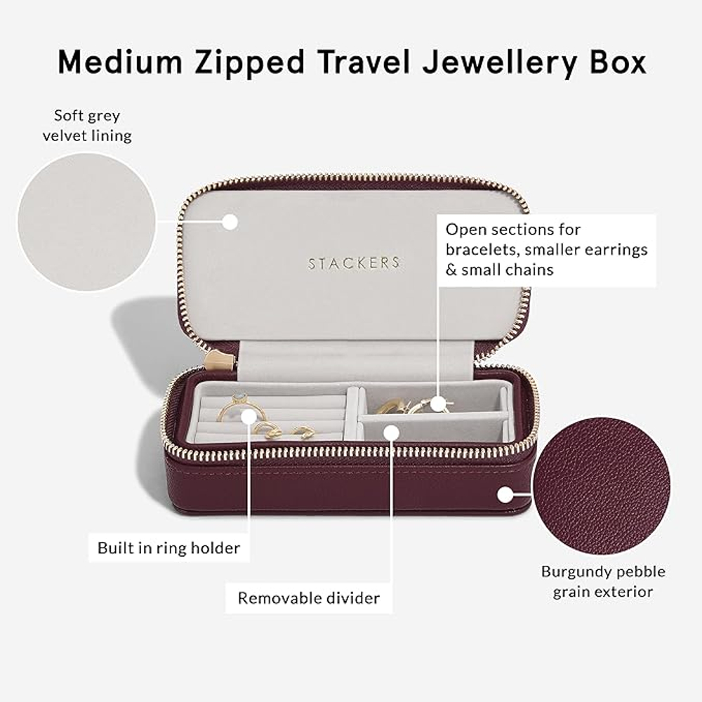 Органайзер для украшений дорожный Stackers Medium Box (Lavender)