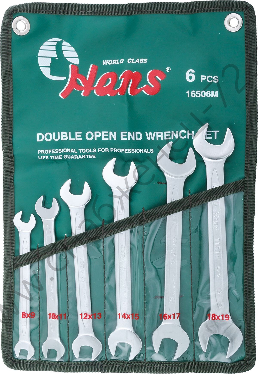 Набор рожковых гаечных ключей Hans, 16506M