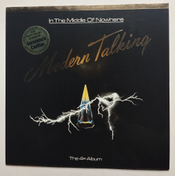 Винтажная виниловая пластинка LP Modern Talking In The Middle Of Nowhere The 4th Album (Germany 1986)