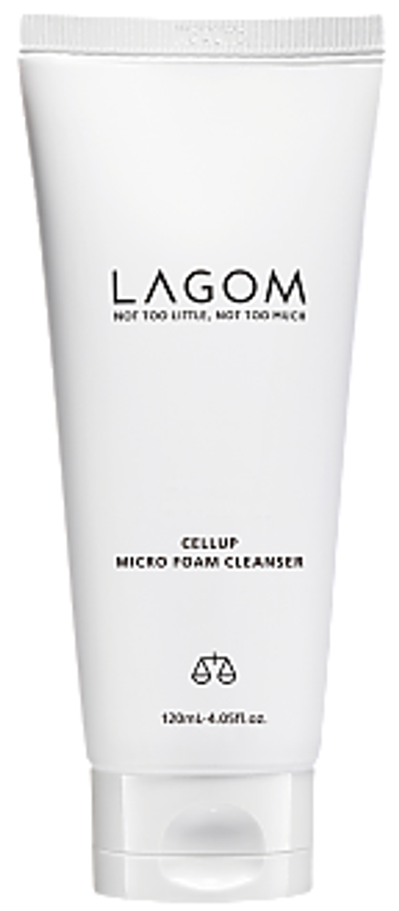 LAGOM Cellup Micro Foam Cleanser очищающая пенка для умывания 120мл