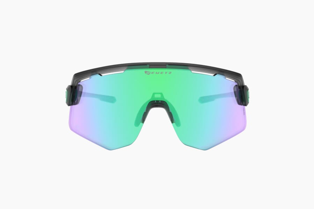 Спортивные очки с диоптриями Demetz Suit / Cristal Grey Mat / Green Mat Pink With Photochromic Green Mirror Cat. 1 a 3