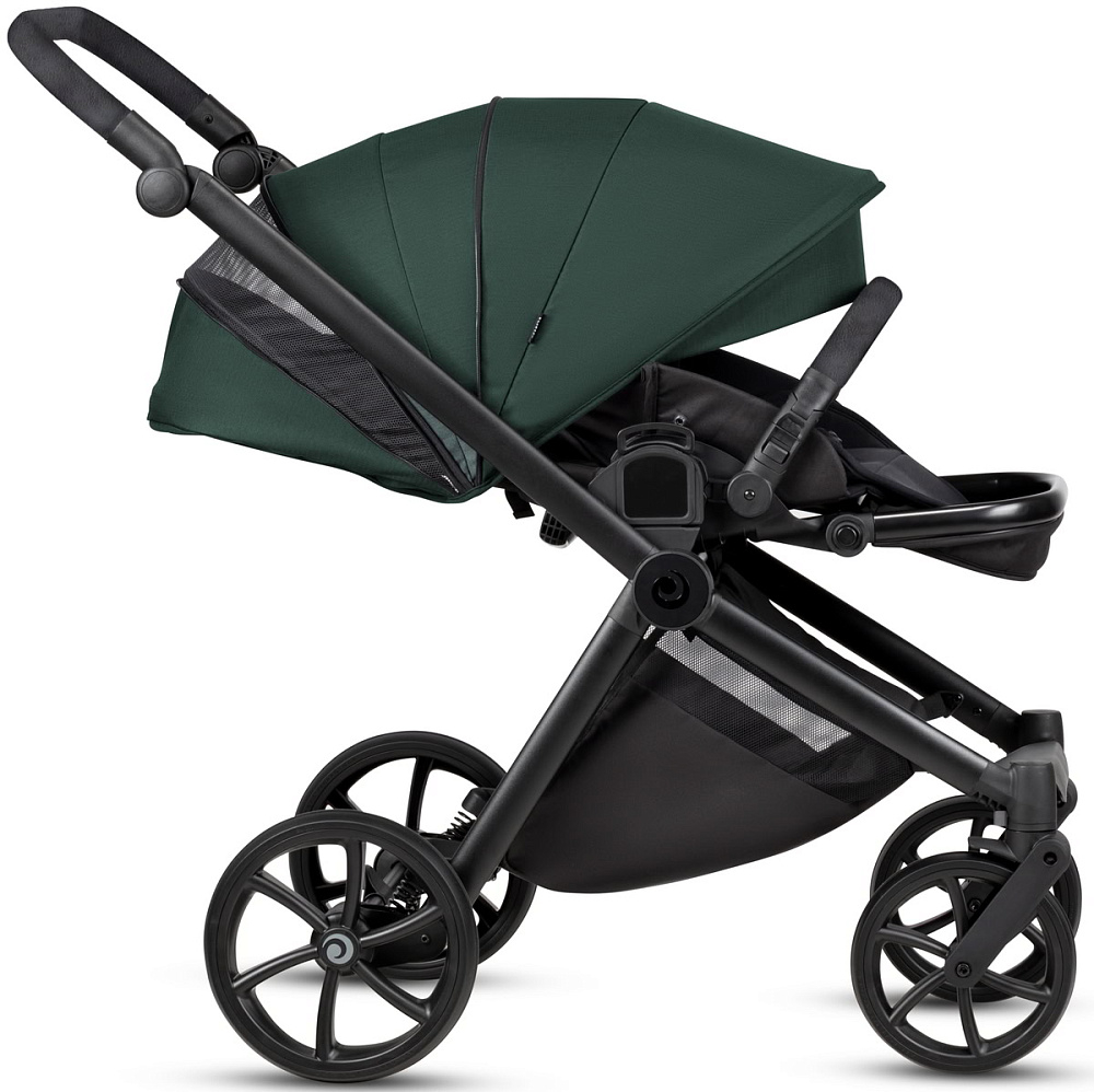 Детская коляска Tutis Mio 3 Plus Essential New 4 в 1 с автокреслом Beno Beige и базой 1622240 Pacific Green