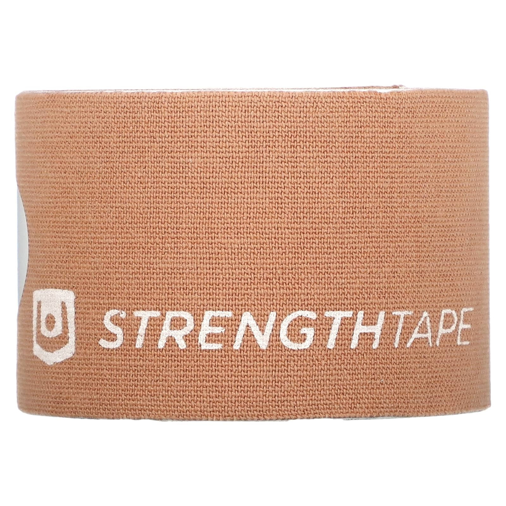 Strengthtape, Кинезиологический тейп, бежевый, 20 предварительно нарезанных полосок