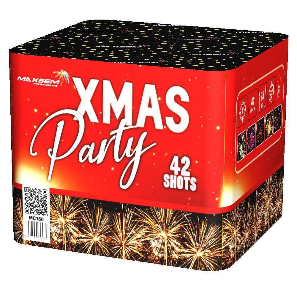 Батареи салютов "XMAS PARTY"   1"/42 залпов