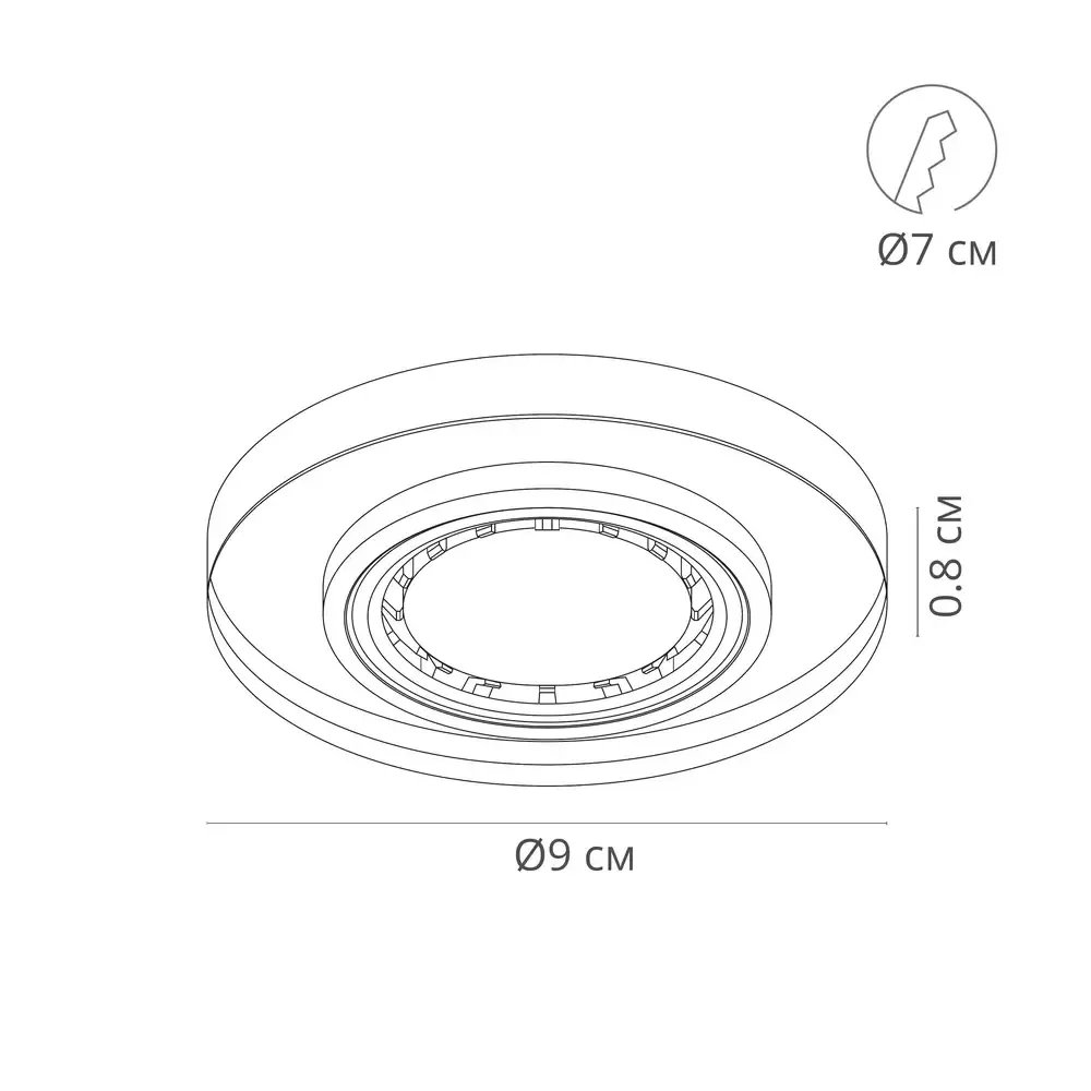 Точечный встраиваемый светильник Arte Lamp
