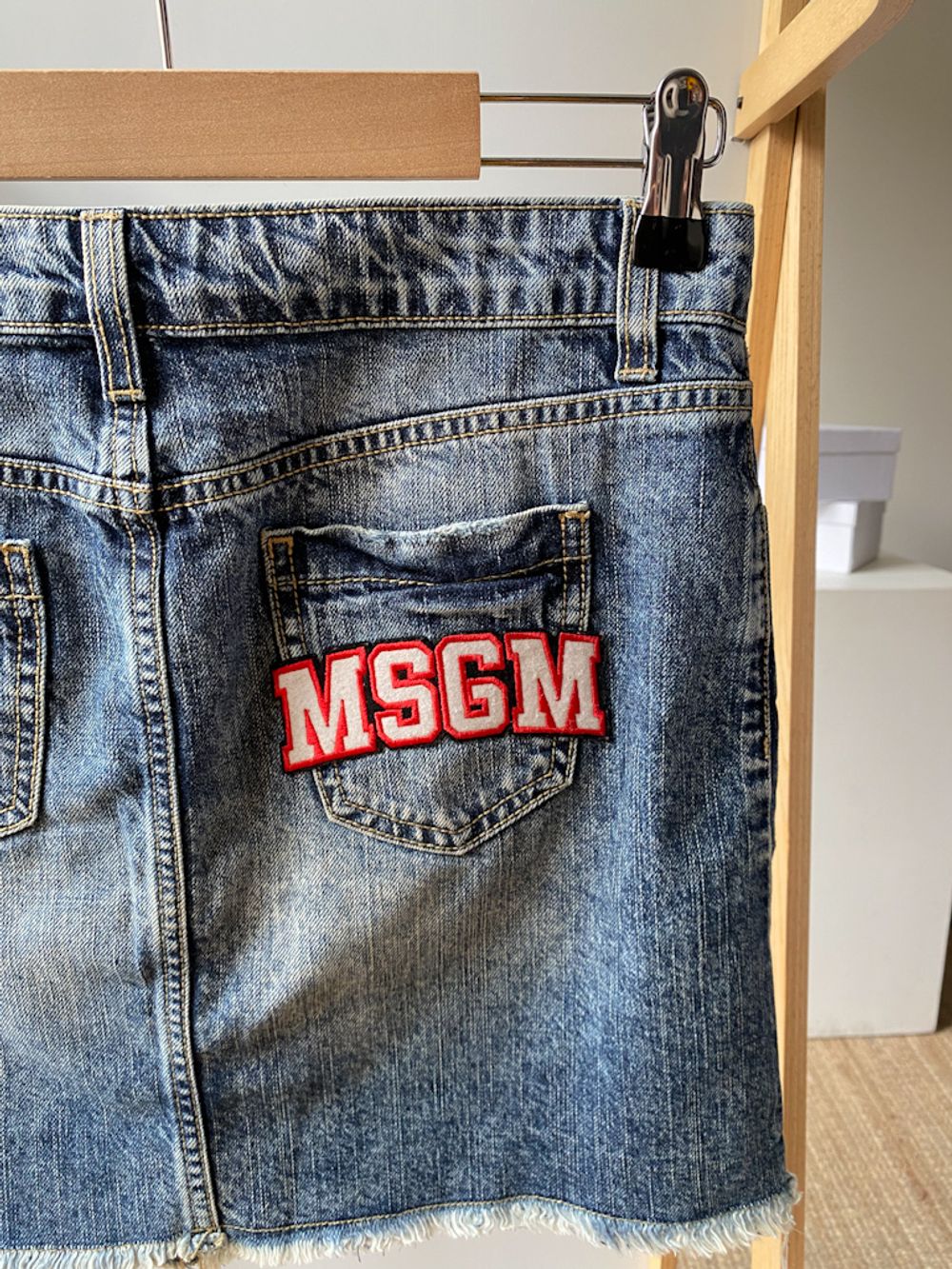 Джинсовая юбка  MSGM, 152