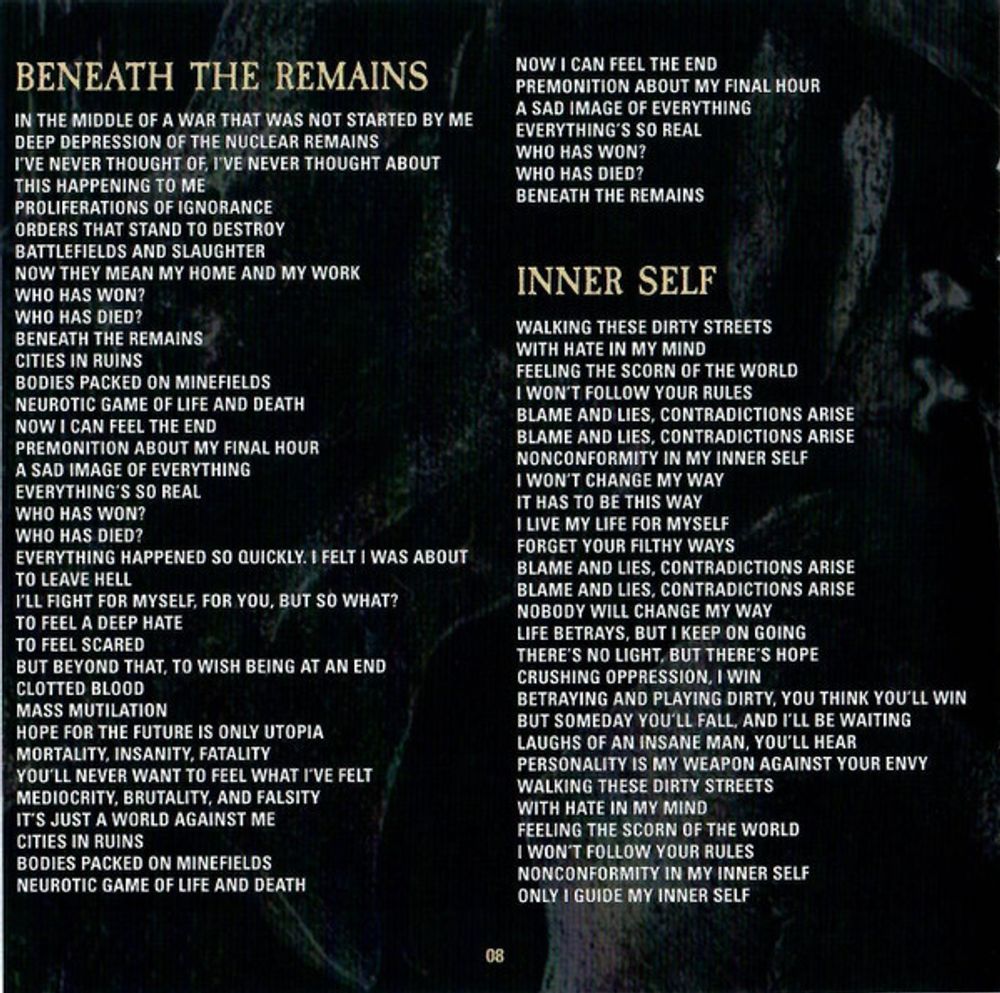 Sepultura - Beneath The Remains (Deluxe Edition). 2 CD