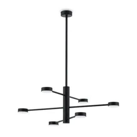 Люстра на штанге Freya TACTIC FR5363CL-06B