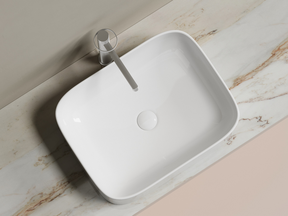 Умывальник чаша накладная прямоугольная Element 505x380x150мм