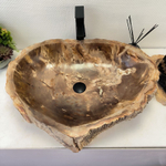 Раковина из окаменелого дерева OD-62379 69*52*15
