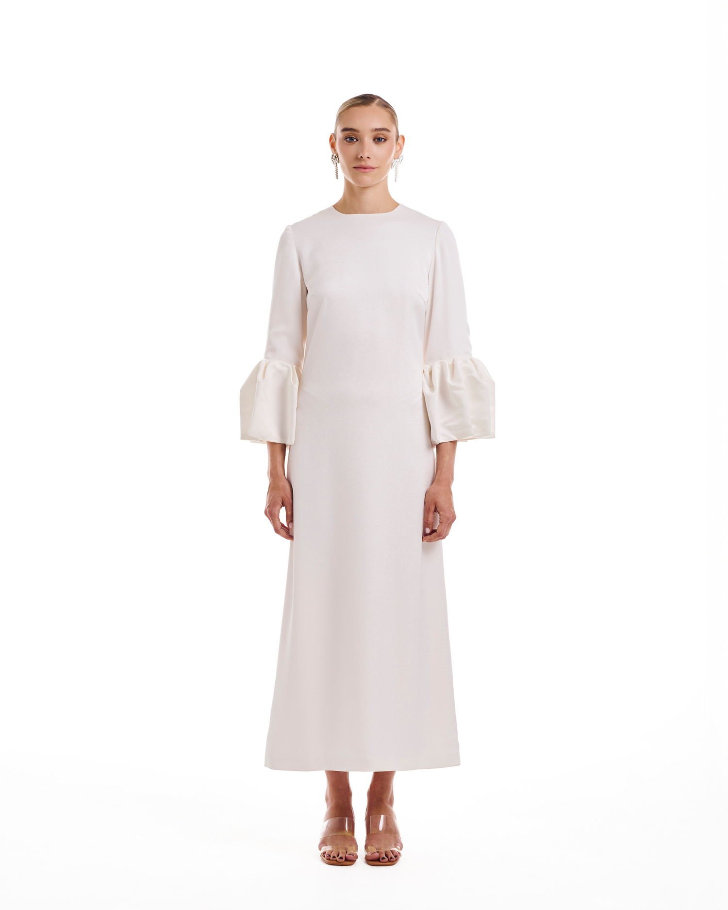 Платье белое колокольчик