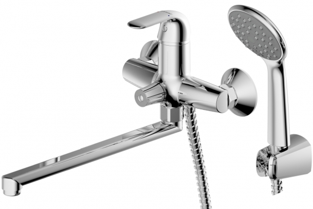 Комплект для ванной комнаты Bravat Fit 2 в 1