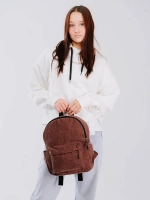 Рюкзак вельветовый школьный