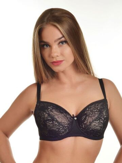 Бюстгальтер со сшивными чашками Aphelia (Размер: 90F) (Цвет: черный)