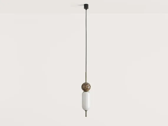 Подвес Anet бронзовый - коричневый мрамор