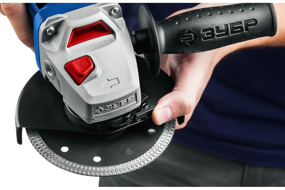 УШМ ЗУБР 1500 Вт, d125 мм, регулировка оборотов, Профессионал (УШМ-П125-1500 ЭПСТ)